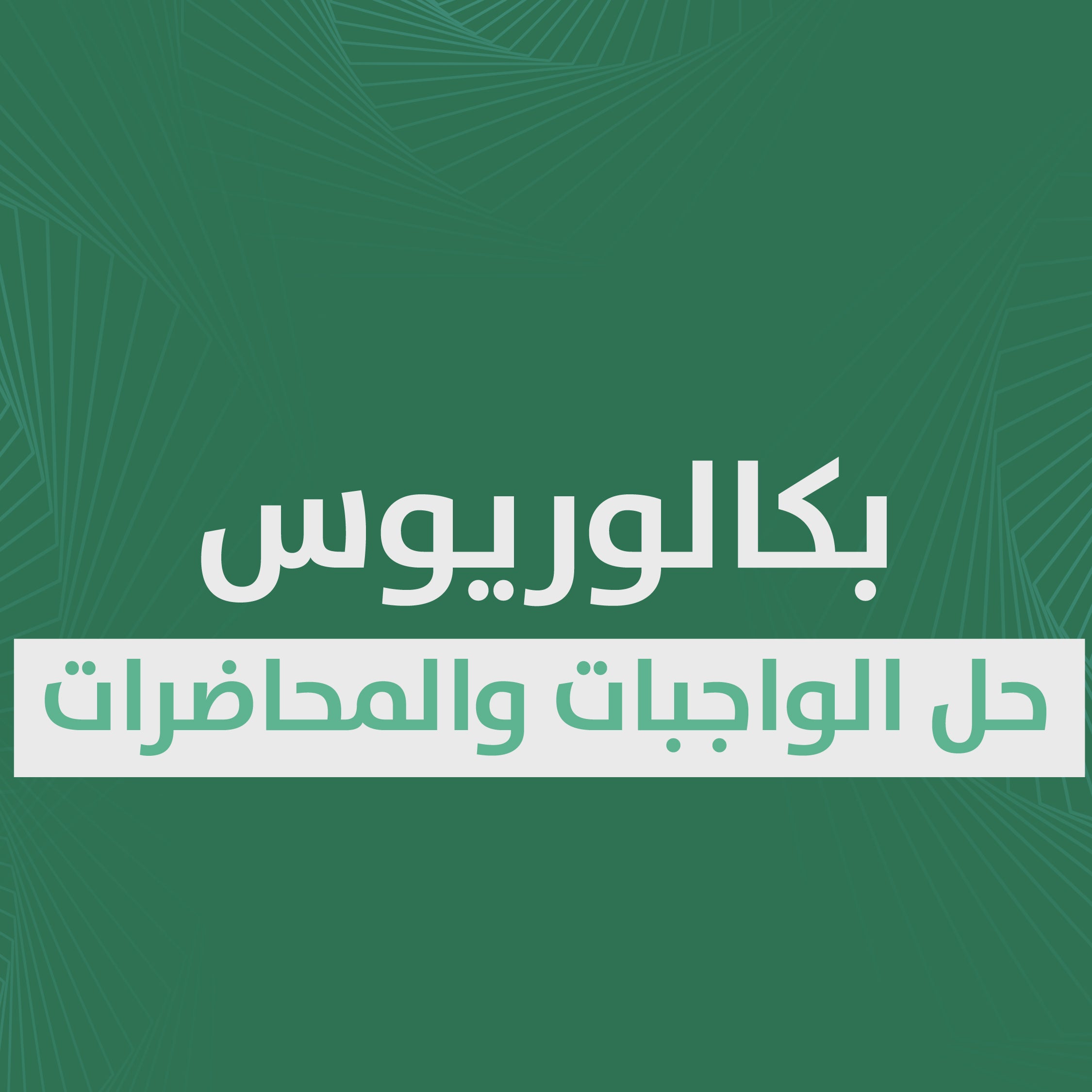 Bachelor’s Homework and Lectures Solution